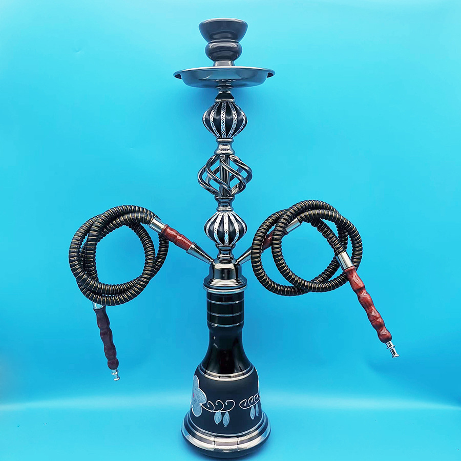 跨境产品,大号阿拉伯双管水烟壶全套hookah shisha酒吧ktv配件