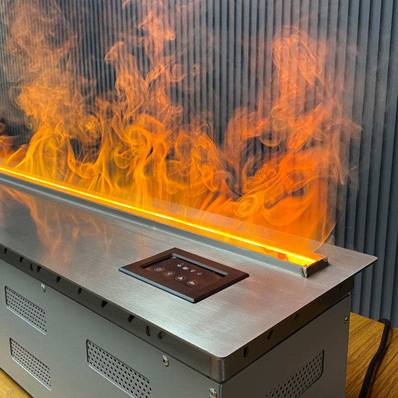 采购2021秋嵌入式3d雾化壁炉芯水蒸气喷雾电子仿真火焰智能欧式别墅