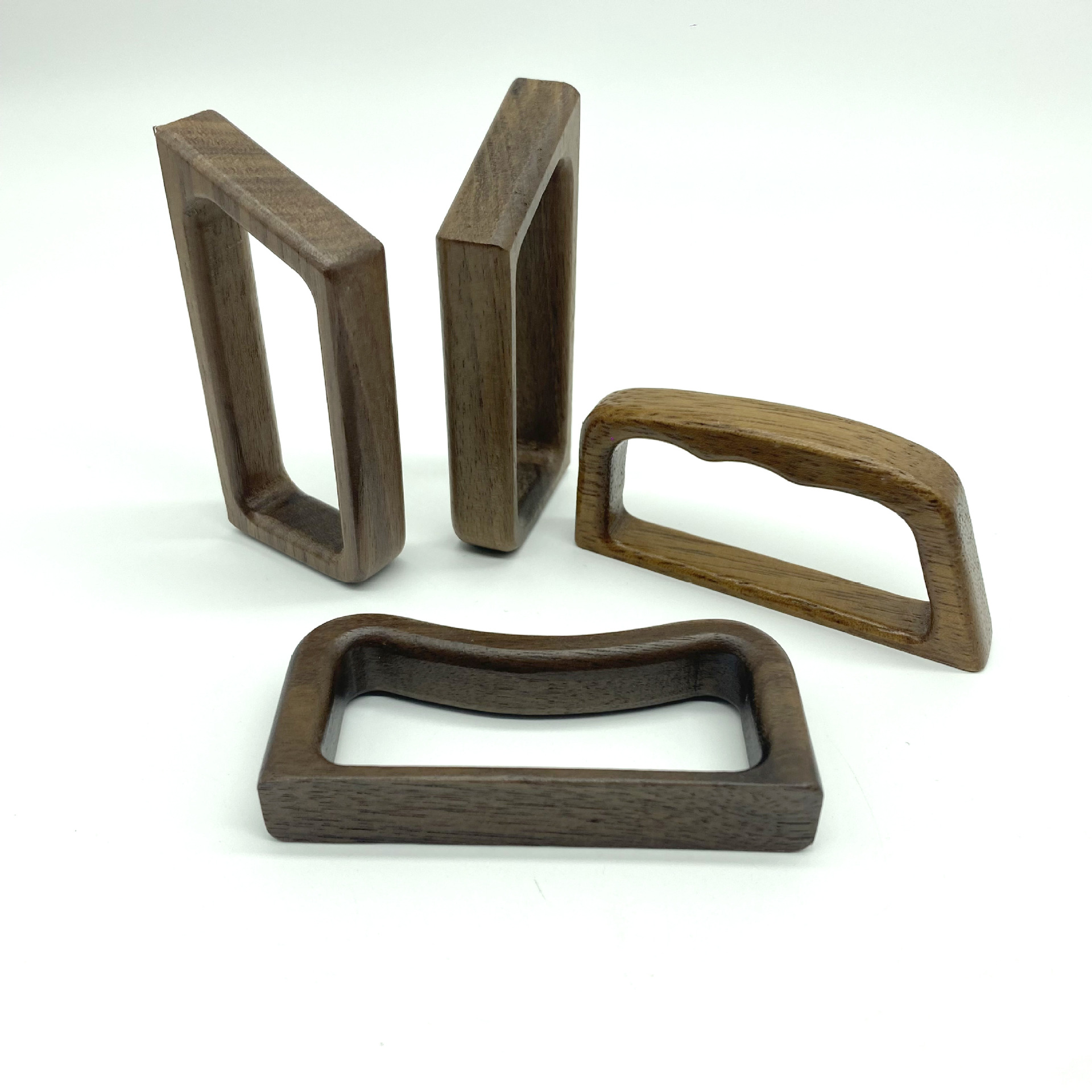 黑胡桃玻璃杯把手木手柄 泡茶杯茶壶木质把手