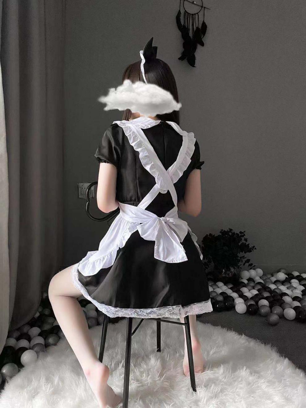 甜美纯欲女仆装情趣内衣 cos角色扮演诱惑蕾丝性感爱心猫咪女佣装