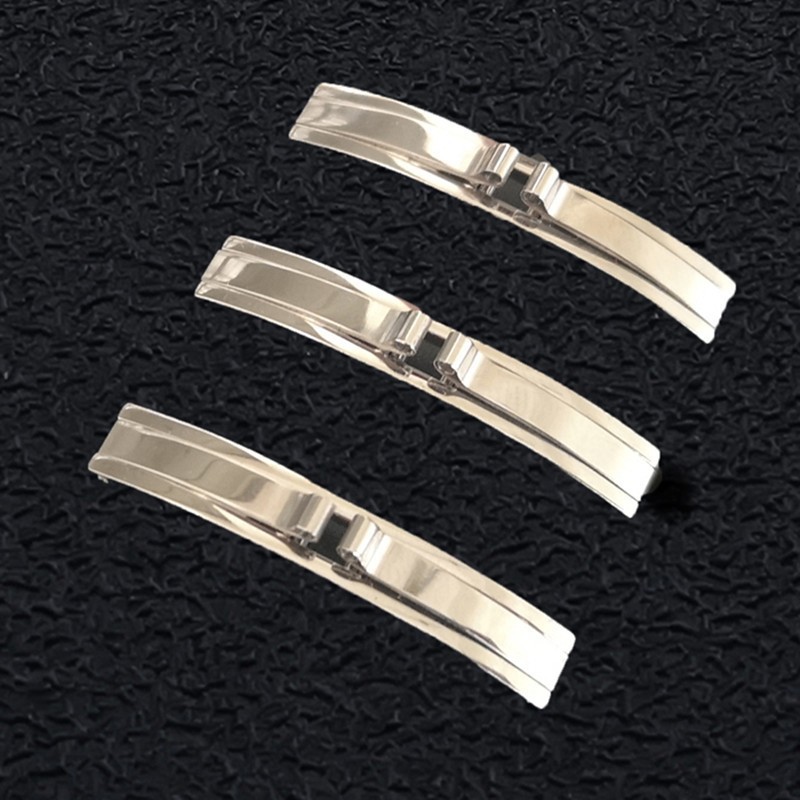 手表表扣 钢带表扣 3mm表扣 对折扣 拉扣 折叠扣子 小号表扣 银色