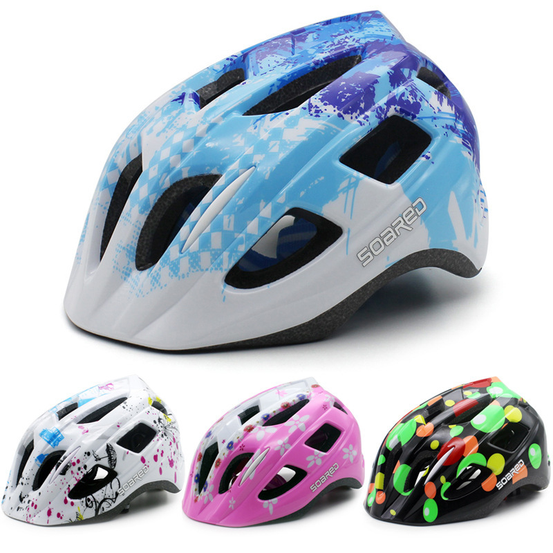 children‘s roller skating helmet bicycle helmet riding helmet integrated molding children‘s helmet older children‘s balance car helmet