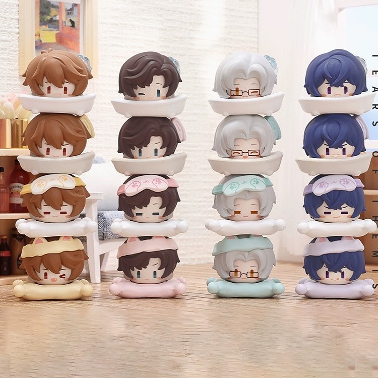 未定事件簿惬意时光叠叠乐正版公仔夏彦左然莫弈q版谷子潮玩盲盒