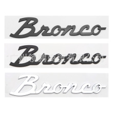 适用于福特Bronco烈马车标叶子板侧标字母标车身贴字母贴尾标贴