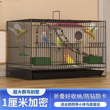 鸟笼鸽子笼虎皮鹦鹉八哥绣眼百灵鸟笼子大号特大号超大繁殖养殖笼