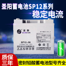山东圣阳蓄电池SP12-38铅酸免维护12V38AH电力 消防 UPS/EPS 电源