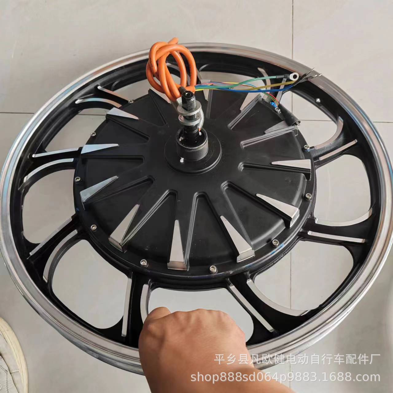 电动自行车电机48v60v电瓶车后轮22寸350w500w电动车22寸电机轮毂