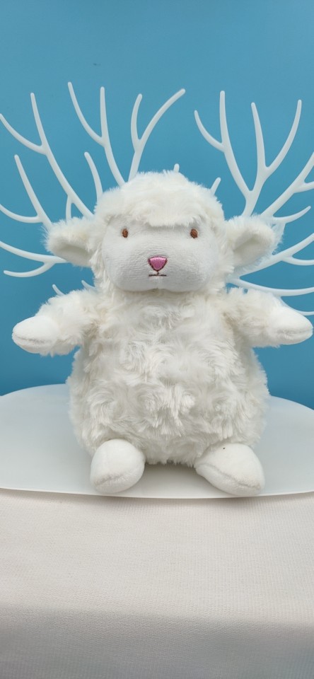 美国bunnies by the bay小羊公仔毛绒玩具玩偶抖音同款小坐羊绵羊