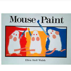 mouse paint老鼠作画 英文胶装绘本铜版纸美国故事书