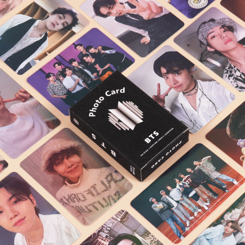 bts防弹少年团小卡闵玧其田柾国金泰亨拍立得小卡镭射小卡lomo卡