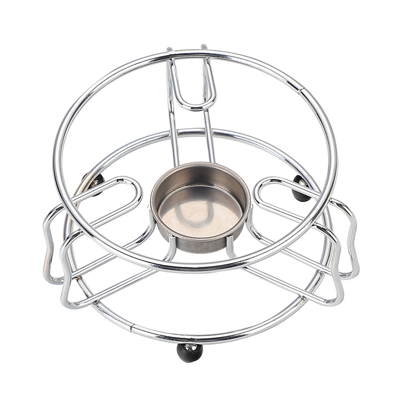 Creative 304 Stainless Steel Insulated Pot Rack Heating Stove Steaming Rack Household Kitchen Multi-Purpose Steaming Tray Water-Proof Rack