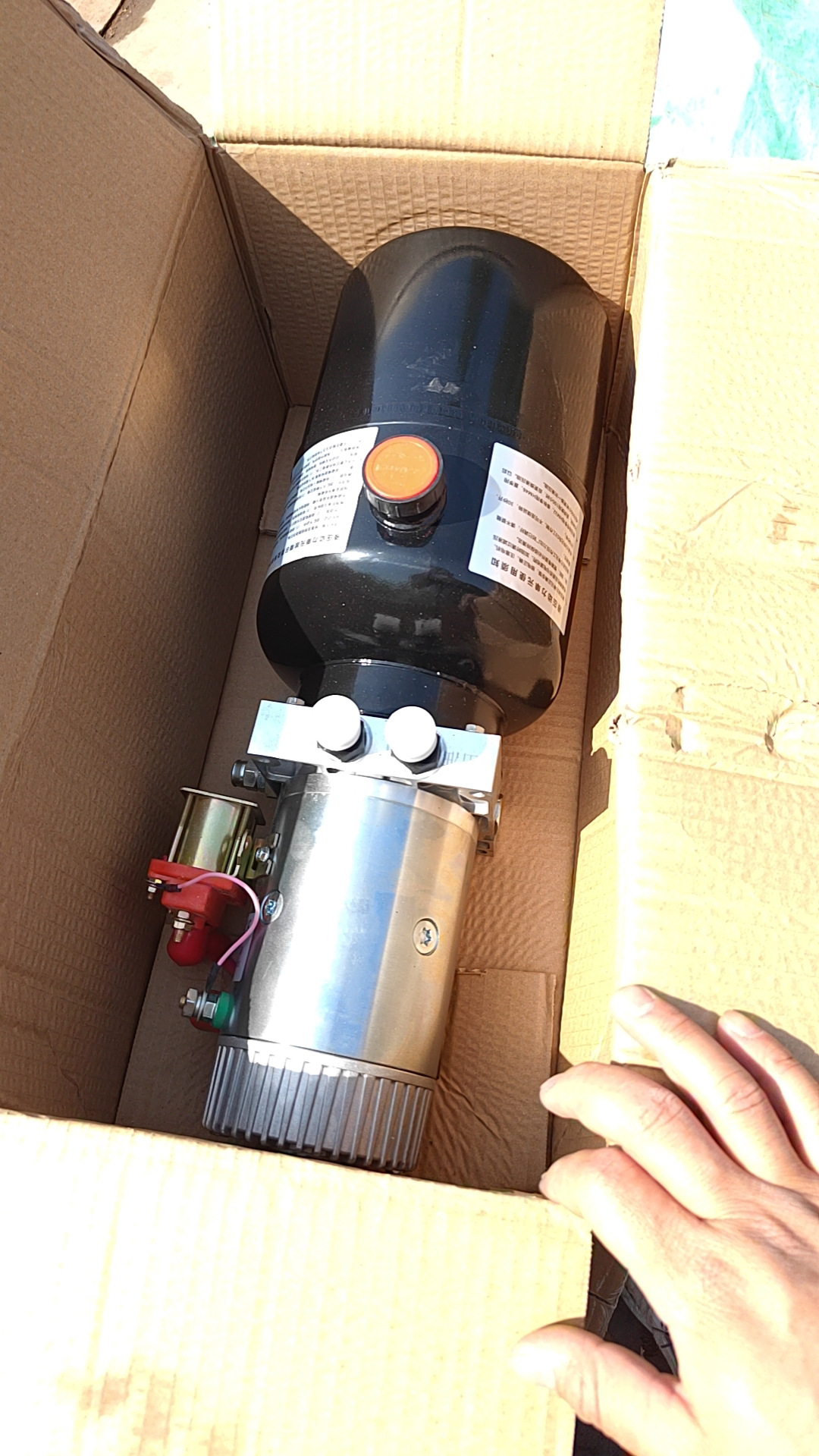 电叉车48-60-72v直流油泵电机一体动力单元液压油泵电机 动力单元