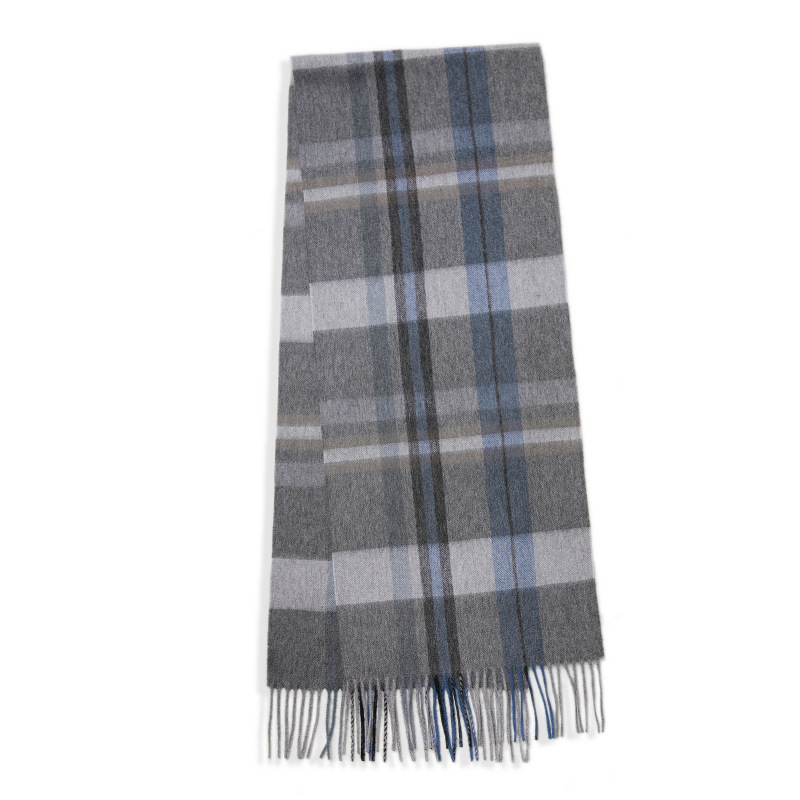 New Inner Mongolia Cashmere Plaid Scarf Men and Women Couple Thick Fall Winter Fashion Scarf One Piece Dropshipping