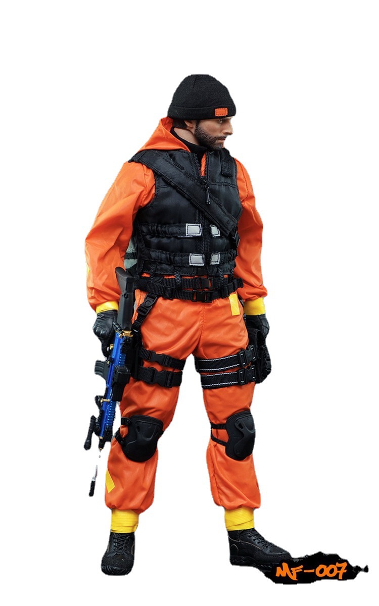 现货multifun 1/6兵人 mf007 武装服饰 疫区特工 装备套装