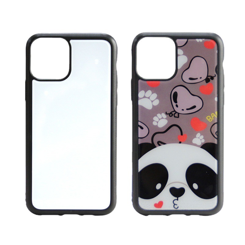 适用于苹果iphone11 热转印钢化玻璃贴片手机壳,热升华素材壳
