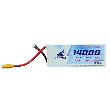 looybat 14000mah 6s 50c 22.2v遥控植保机航模直升机锂电池lipo