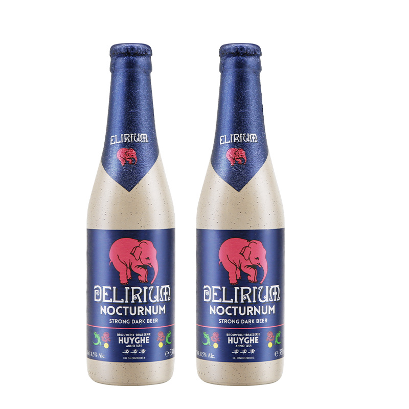 比利时进口啤酒delirium/深粉深粉象啤酒整箱24瓶330ml整箱