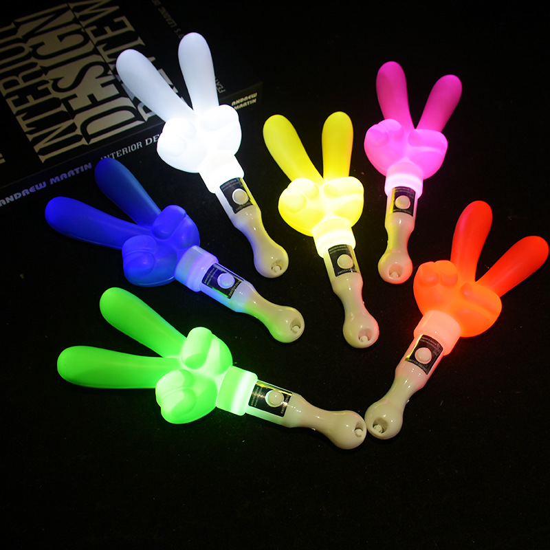 New Light Stick Bar Dance Cheer Support Props Five-Pointed Star Love Glow Stick Toy Concert Gift