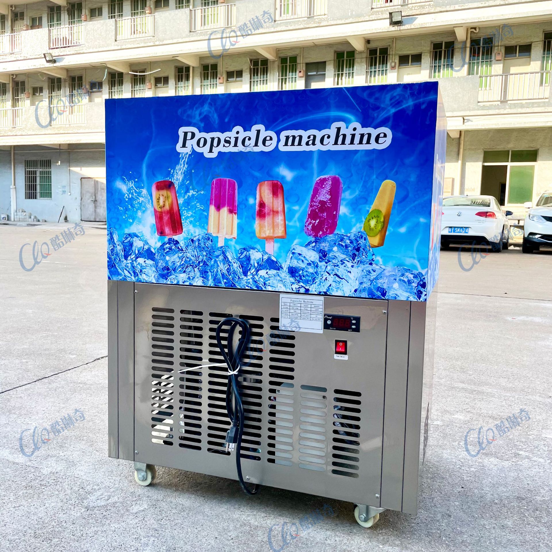 蓝莓凤梨风味冰棍机全自动四模冰棒制作机 dom手工小型商用雪糕机