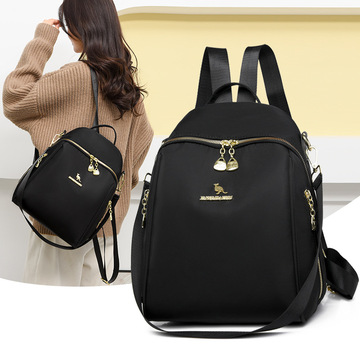 耐磨牛津布贝壳包时尚百搭双肩包多功能三用女士背包百搭旅行包包