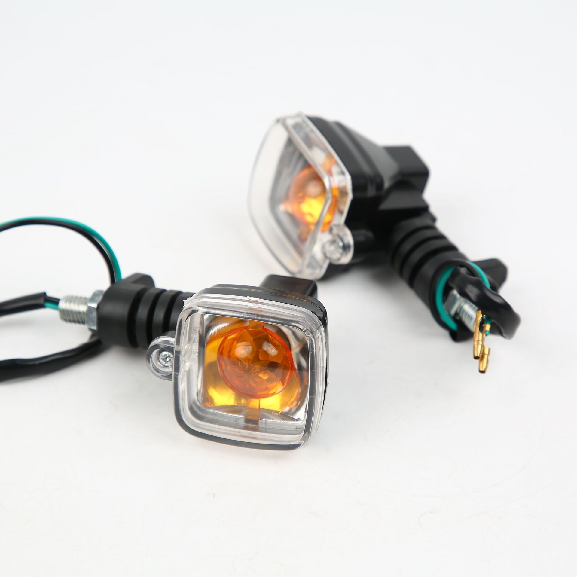 Cross-Border Motorcycle Steering Lamp Assembly Cg King Turn Signal Cg125 Turn Signal Light Assembly Crystal Lid Old Cover