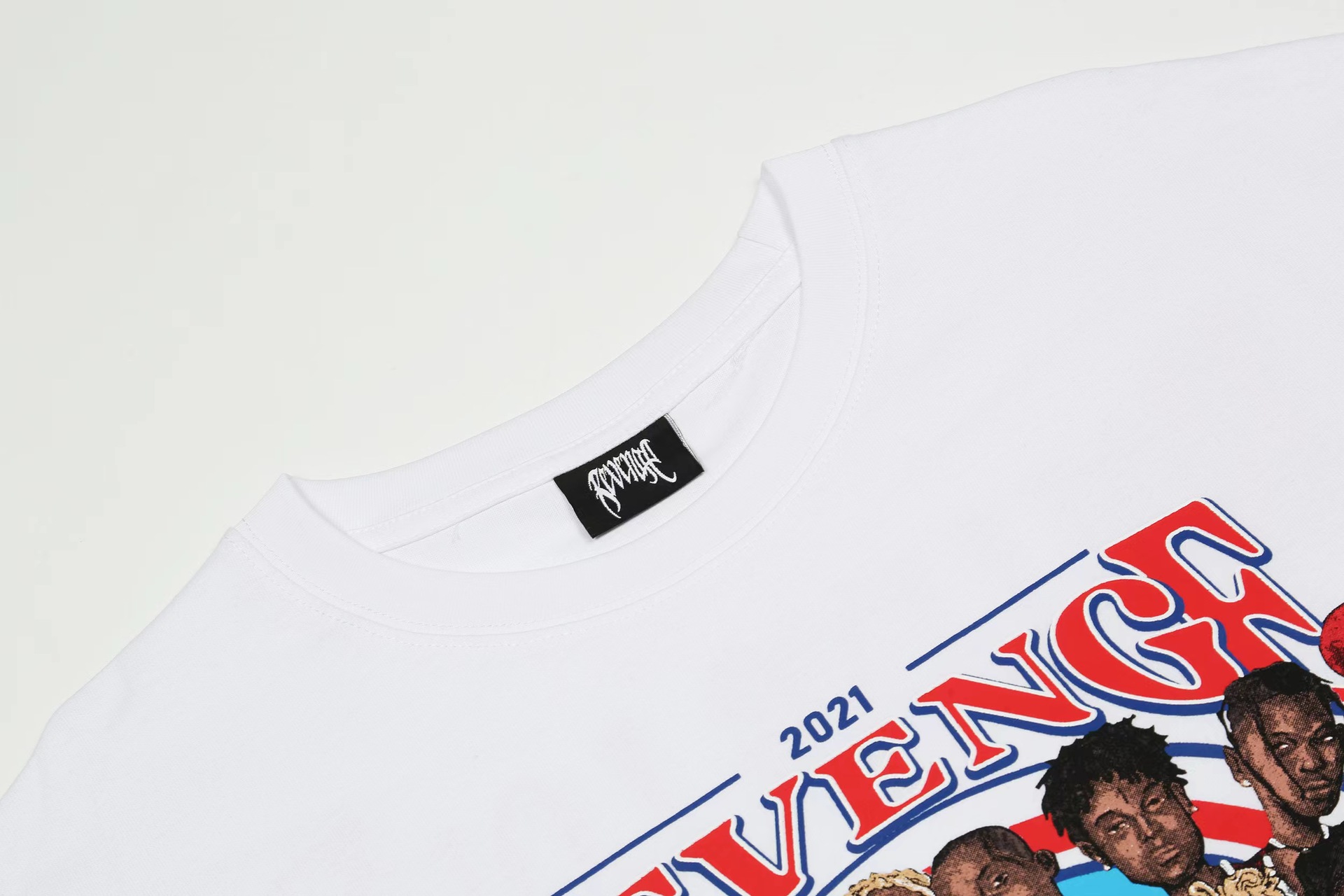 22ss跨境美式潮牌revenge篮球全明星联名字母短袖t恤男女高街半袖