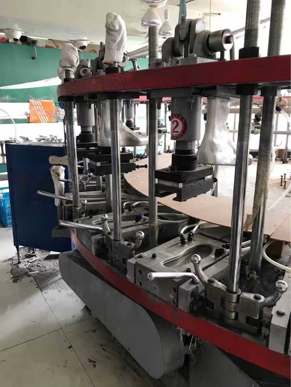 pvc土连帮鞋模具,八爪鞋,飞织面料连帮,运动跑鞋模具