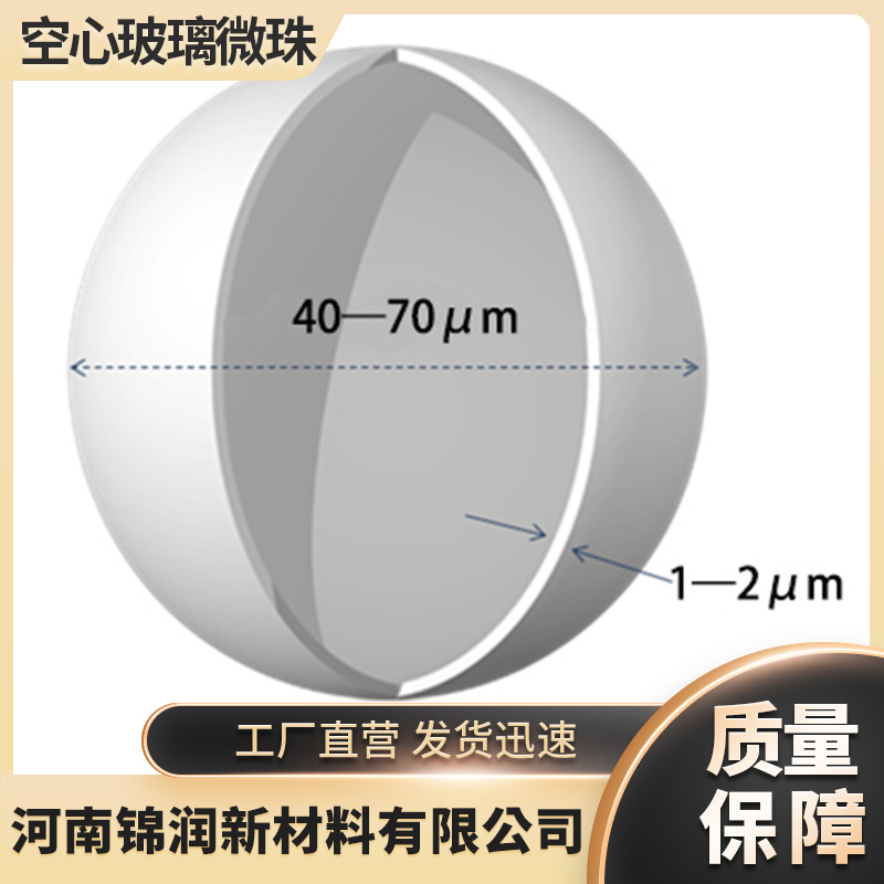 优质纳米空心漂浮粉塑料填充腻子粉比重轻耐酸碱高效空心玻璃微珠