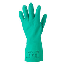 安思尔 37-675 丁腈橡胶防化手套耐油耐酸碱防滑耐磨通用防护手套