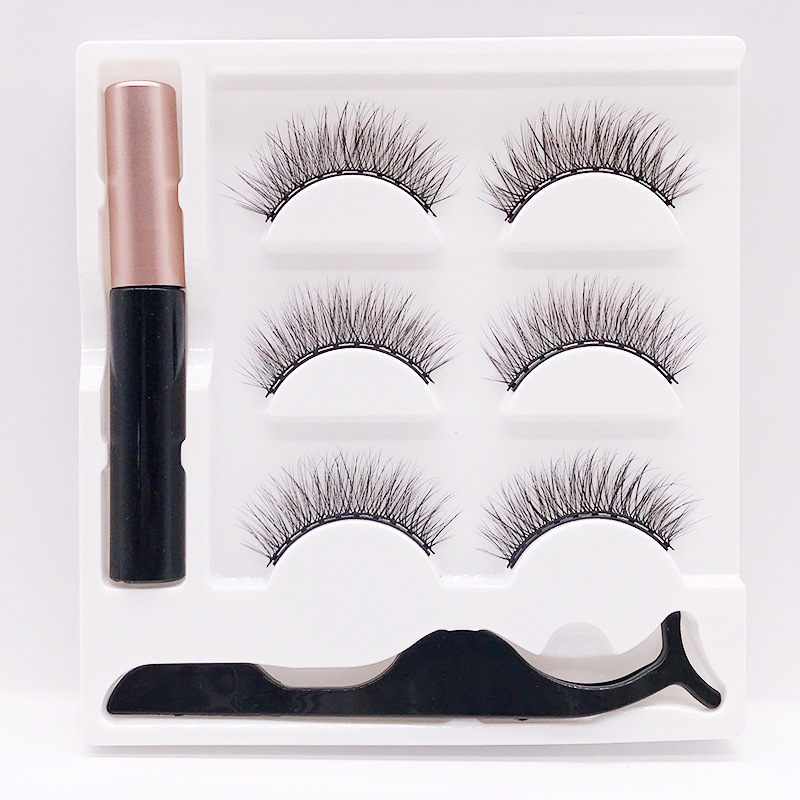 Ten Magnetic Magnet False Eyelashes Internet Celebrity Hot Push Various Styles Comfortable Easy to Wear Nude Makeup Eyelash Factory Wholesale