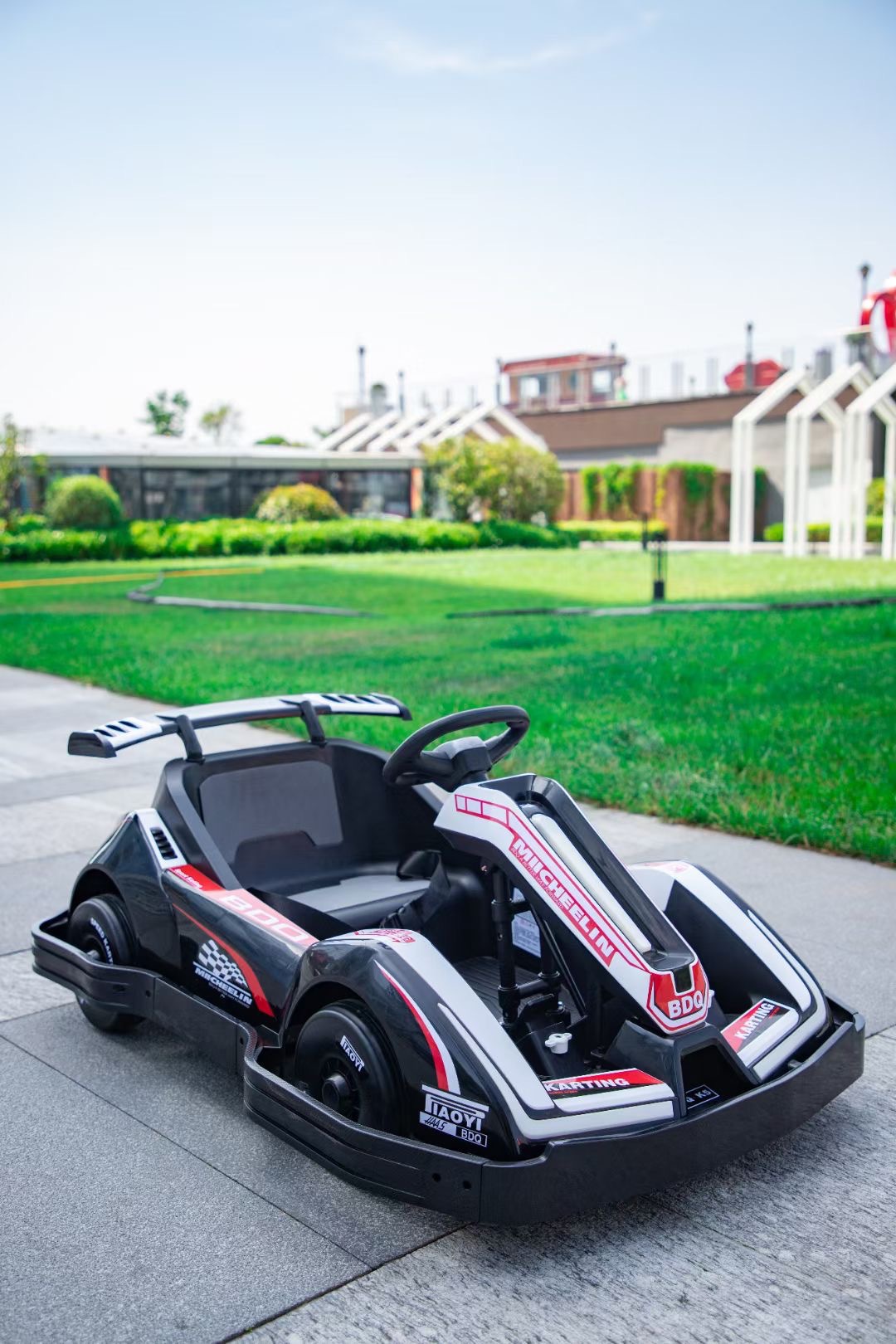 抖音同款赛车级卡丁车新款大童可坐电动车加大锂电支持代发贝多奇