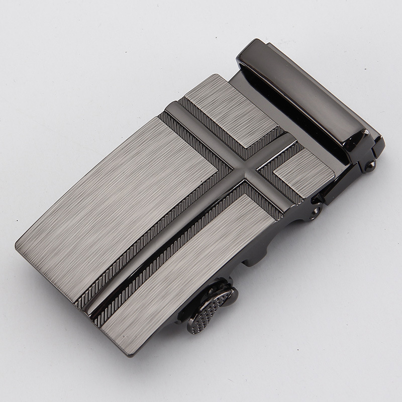 意班皮件 男士皮带扣合金干金扣自动扣裤带头韩版商务腰带3.