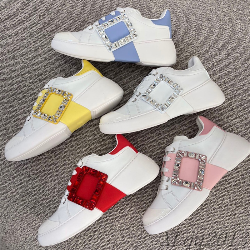 rv方扣小白鞋女新款春季唐嫣同款内增高厚底运动休闲鞋-阿里巴巴