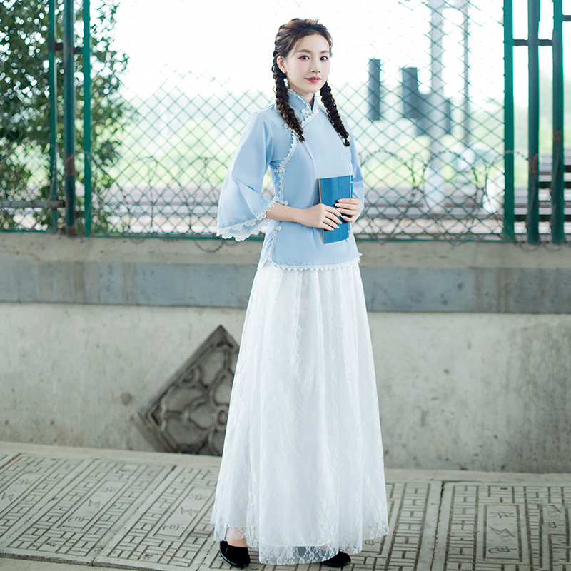 影视古装杨紫古力娜扎同款民国五四女学生装秀禾千金小姐服演出服