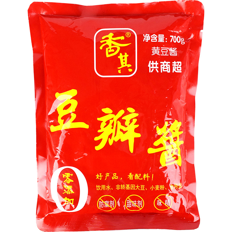 香其豆瓣酱700g每袋 多省包邮香其黄豆酱东北大豆酱东北大酱-阿里巴巴