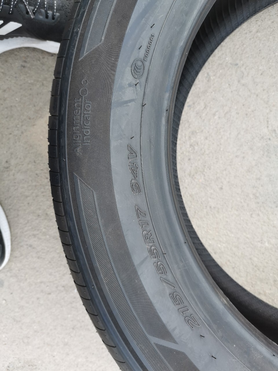 韩泰轮胎 215/55r17 94v h308 原配长安cs35 迈腾索纳塔9途安迈腾