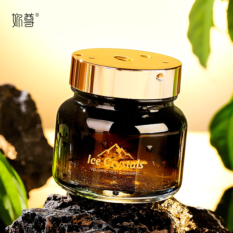 Youzun Volcanic Mud Cleansing Ice Crystal Hydrating Mild Oil Control Deep Cleansing Pores Blackhead Removing Facial Gel