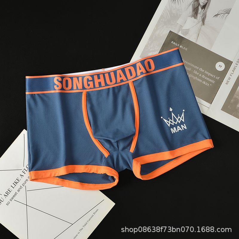 Men's Underwear Boxers Boys High-End Trendy Unique Sports Breathable Panties Students plus Size Underpants