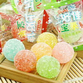 上好佳八宝果糖水果硬糖500g约58颗散装婚庆喜糖新年糖果零食