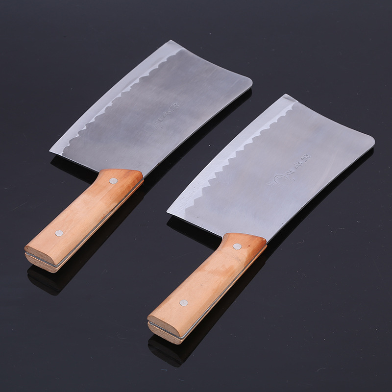 Factory Supply Bone Chopping Knife Small Household Chopping Dual-Purpose Knife Integrated Molding Reinforced Handle Kitchen Chopping Bone Chopping Chicken