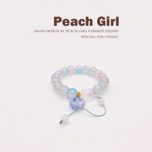 Peach Girl新中式转运琉璃招财纳福串珠手链手串手饰女HD4331A12