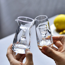 玻璃酒杯家用白酒杯分酒器小酒杯套装酒盅一口杯饭店茅台杯酒壶具