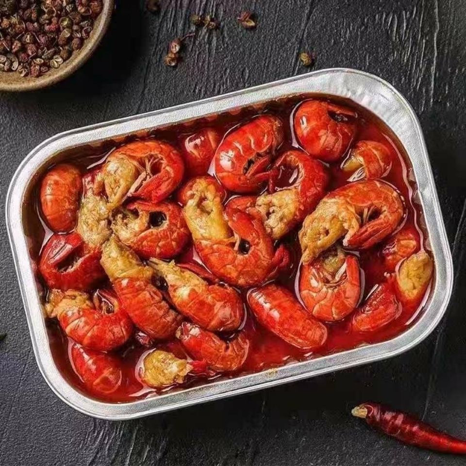 即食龙虾尾莱克麻辣小龙虾尾加热即食熟食250g/盒顺丰包邮批发