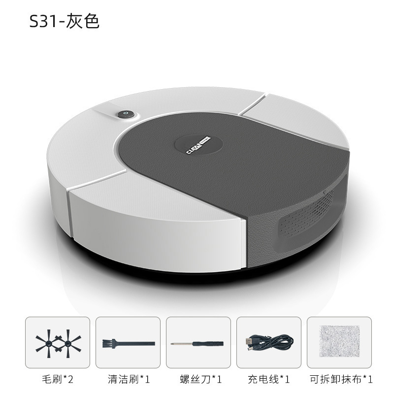 Sweeping Robot Intelligent Cleaning Machine Automatic Lazy Household Mopping Machine Usb Rechargeable Vacuum Cleaner Cross-Border