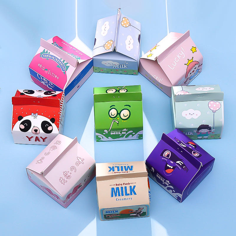 胜书创意牛奶盒便签 少女学生用300页抽取式盒装便利贴便签纸套装