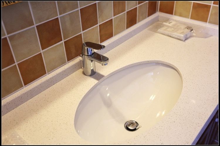 嵌入式陶瓷台下面盆长椭圆形石下盘洗脸手洗漱台浴室柜大小号