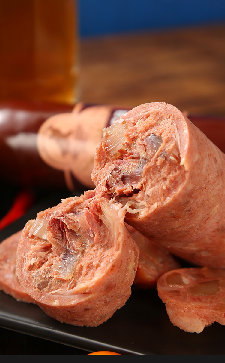 俄罗斯风味牛筋肠牛肉香肠火腿筋道350g下酒菜烧烤食品