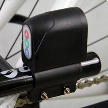自行车电子锁防盗器防雨型震动密码报警器abc4位密码防盗器报警器