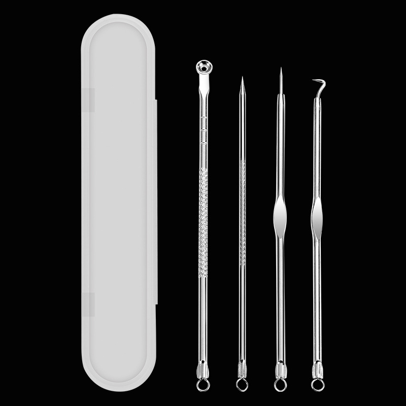 Stainless Steel Acne Needle 7-Piece Set Acne Removing Blackhead Angle Bolt Acne Pop Pimples Beauty Care Acne Needle Set