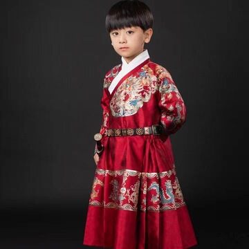 儿童汉服春秋款新中式男童古装锦衣卫飞鱼服明制童装国潮侠客唐装